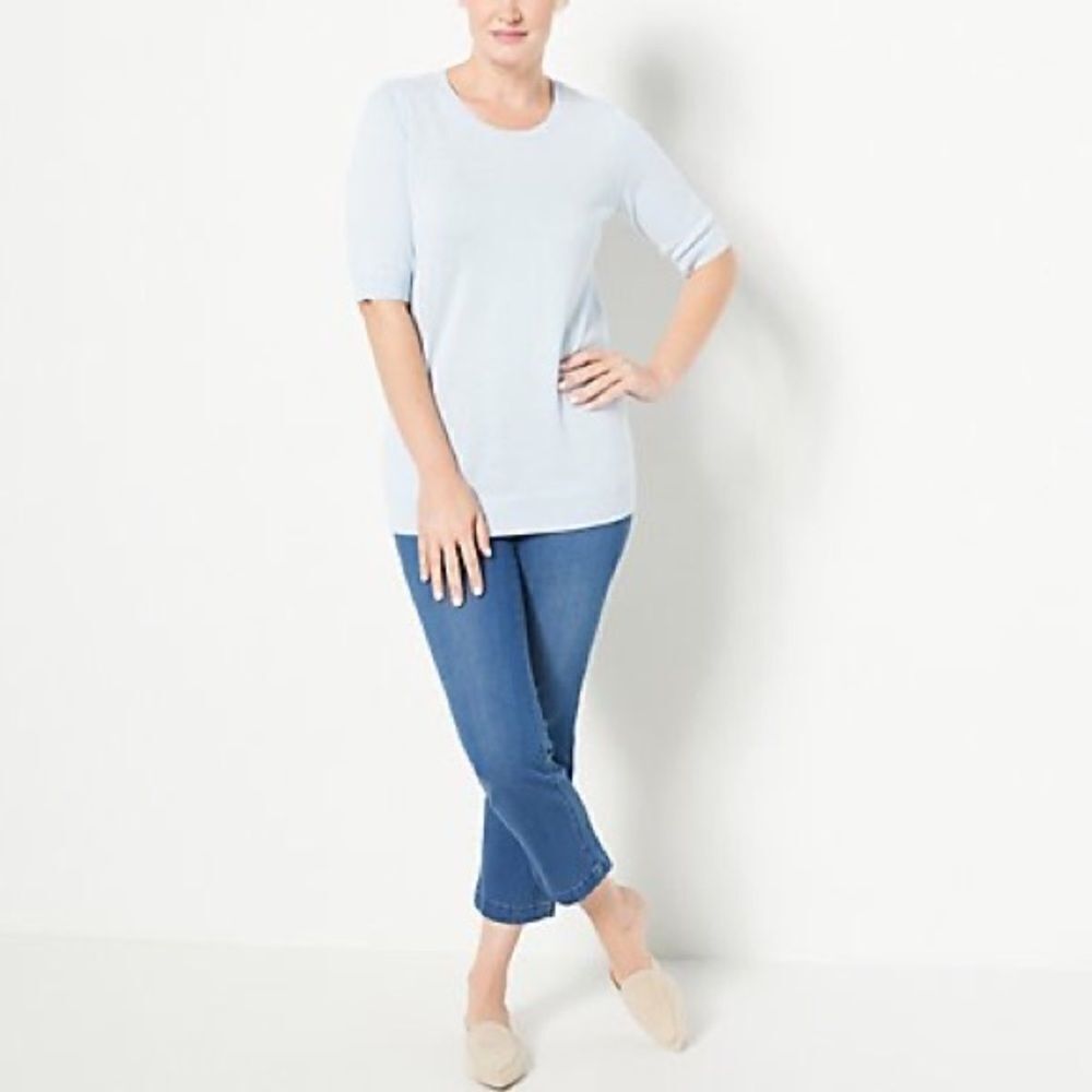 Belle by Kim Gravel Elbow Sleeve Sweater